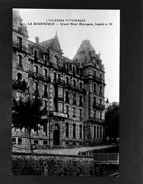 La Bourboule - Grand Hôtel Métropole, hôpital n°36