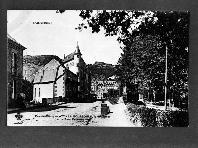 La Bourboule, le Tramway et le Parc Fenestre
