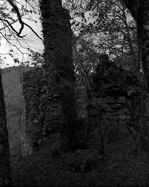 Château-fort : vestiges de la tour nord