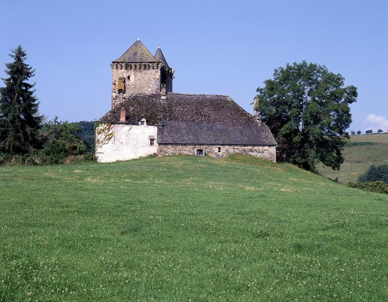 Elévation est : tour et corps de logis