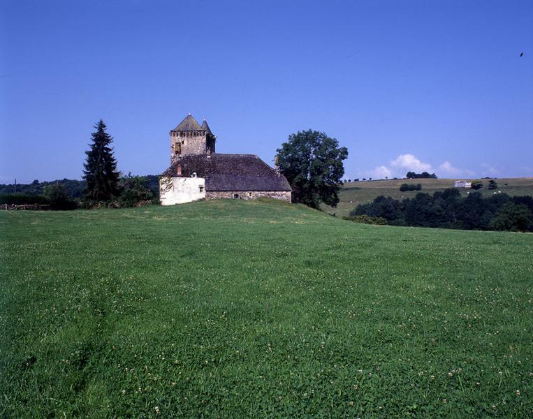 Elévation est : tour et corps de logis