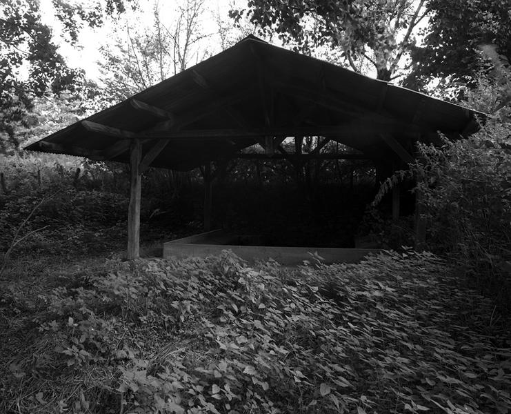 Lavoir couvert de Largnac : vue générale