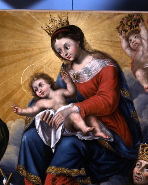 Détail : Vierge et l'Enfant