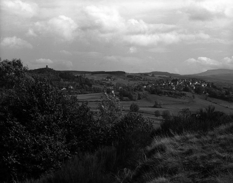 Le bourg vu depuis Corbet