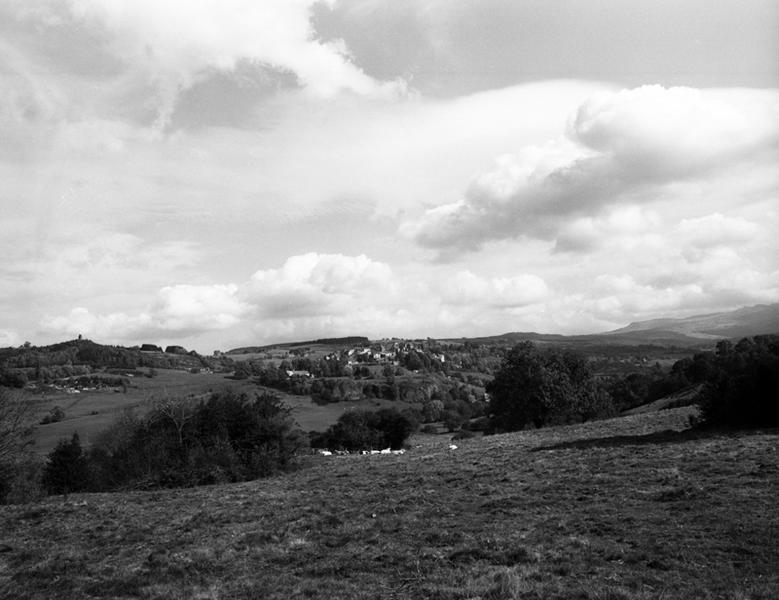 Le bourg vu depuis le secteur de Sous le Roc