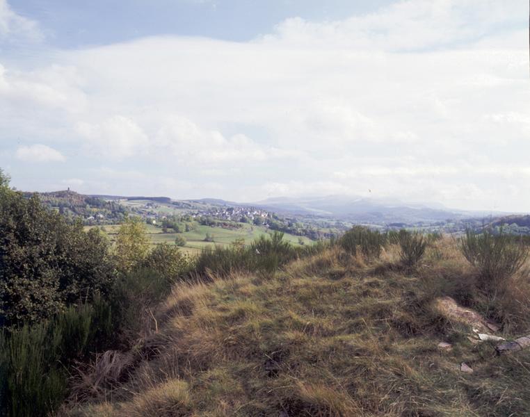 Le bourg vu depuis Corbet