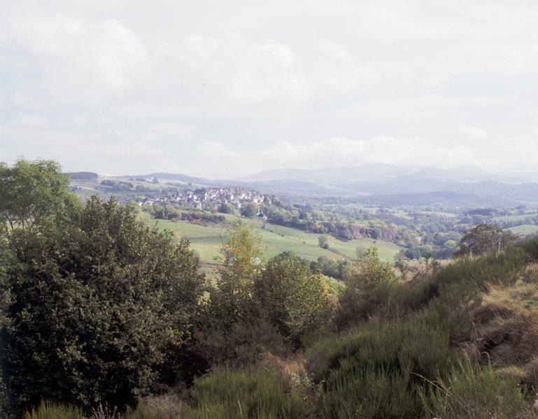 Le bourg vu depuis Corbet