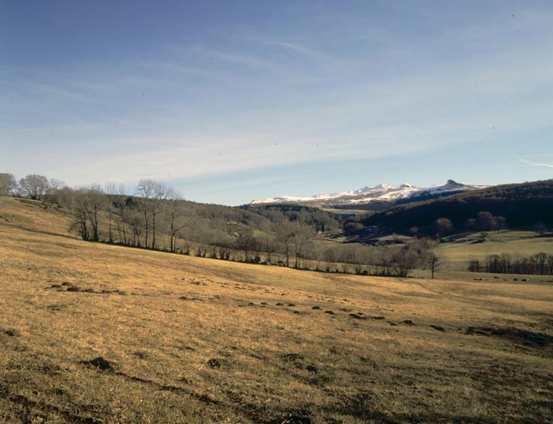 Vue générale de La Tour et de la vallée de la Burande