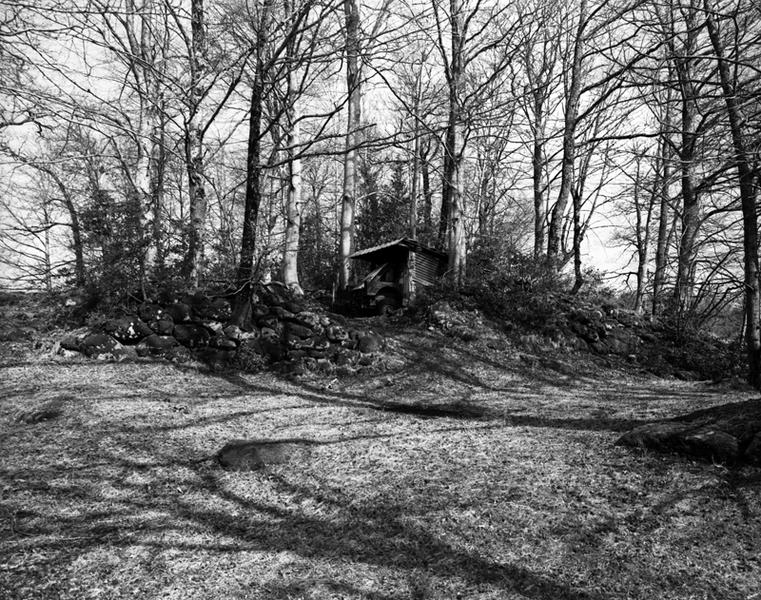 Château de la Tartière : vue de la 2e enceinte