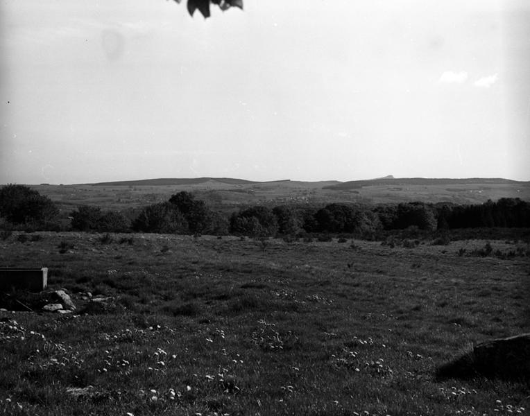Vue générale de La Tour d'Auvergne depuis le sud-ouest
