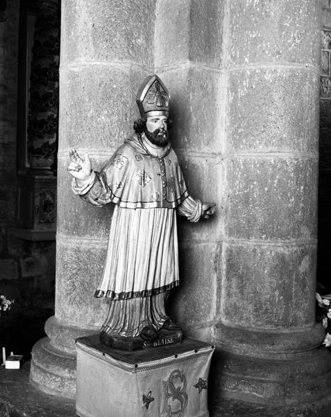 Statue : saint Blaise