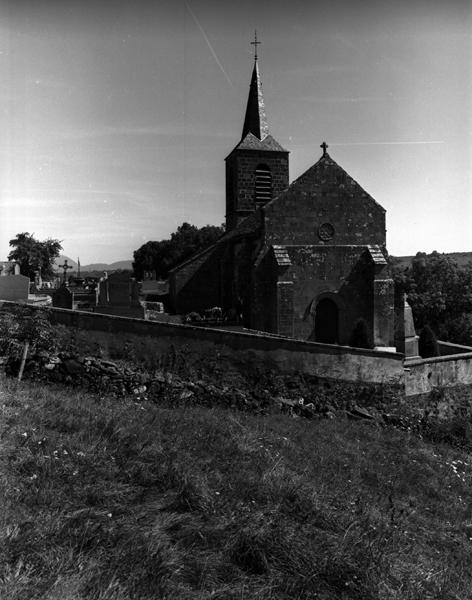 Vue de l'élévation ouest de l'église