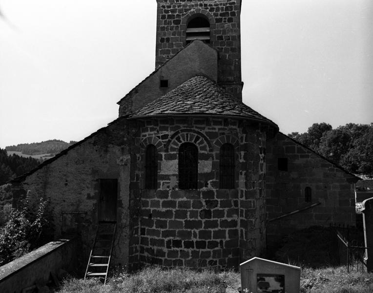 Vue de l'élévation est de l'église