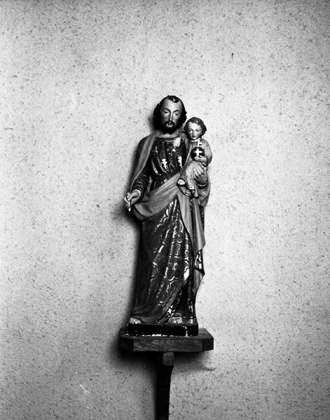 Statue : saint Joseph à l'Enfant