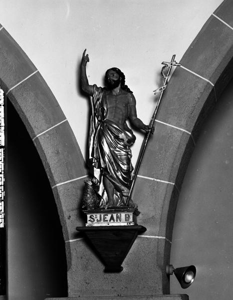 Statue (petite nature) de saint Jean-Baptiste