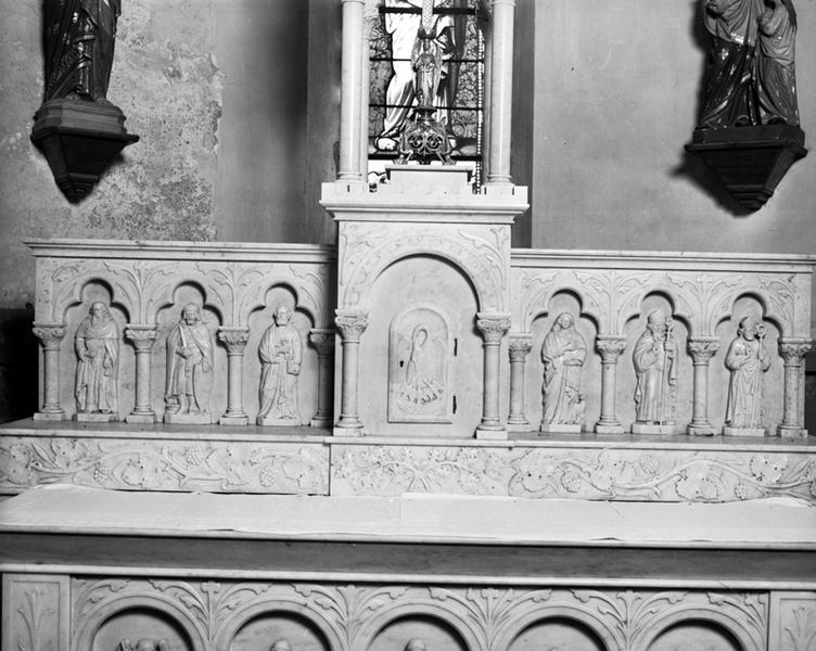 Vue du retable