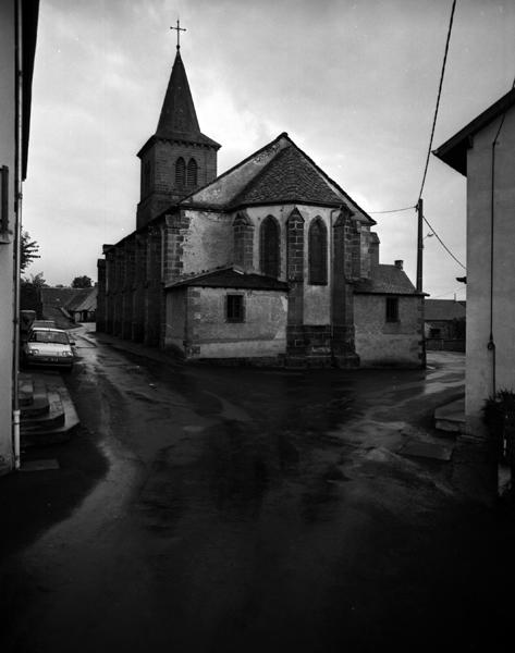 Vue générale du chevet, à l'est