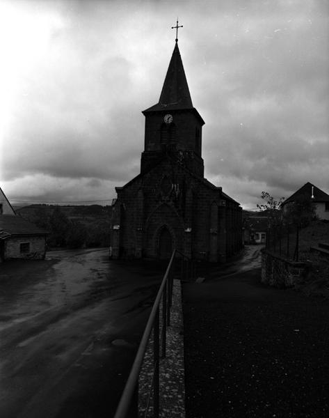 Vue générale de l'élévation ouest