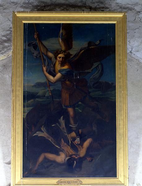 Tableau : Saint Michel terrassant le démon