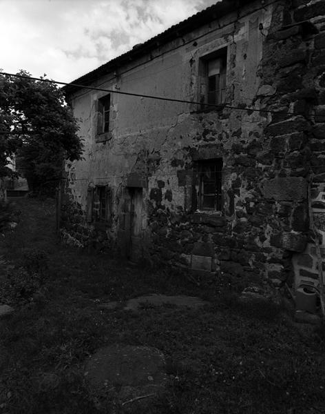 Elévation principale d'un logis de ferme (Les Tavernes, Ceyssat)