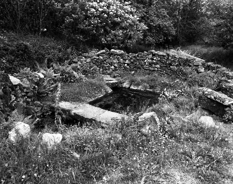 Vue d'une fontaine à Mazaye-Basse