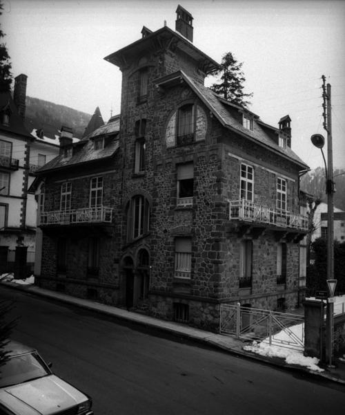 Le Mont-Dore, Villa des Gladets : maison de style régionaliste, mais où les influences Art Nouveau sont sensibles.