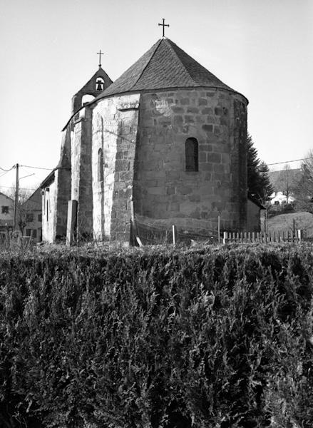 Vue du chevet de l'église