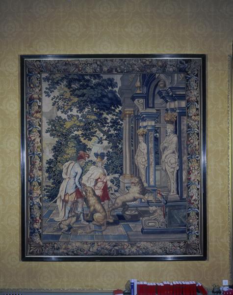Hermès indique à Ulysse le chemin du palais de Circé.
