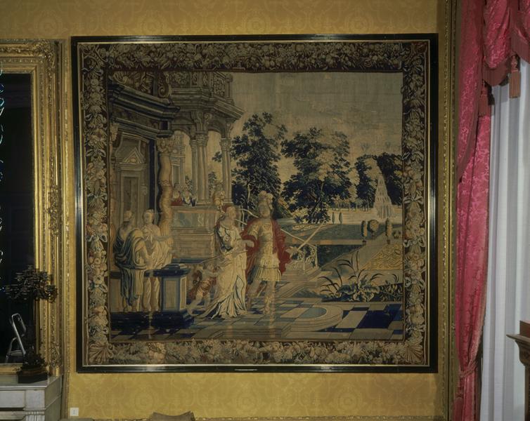 Ulysse et Circé dans le jardin.