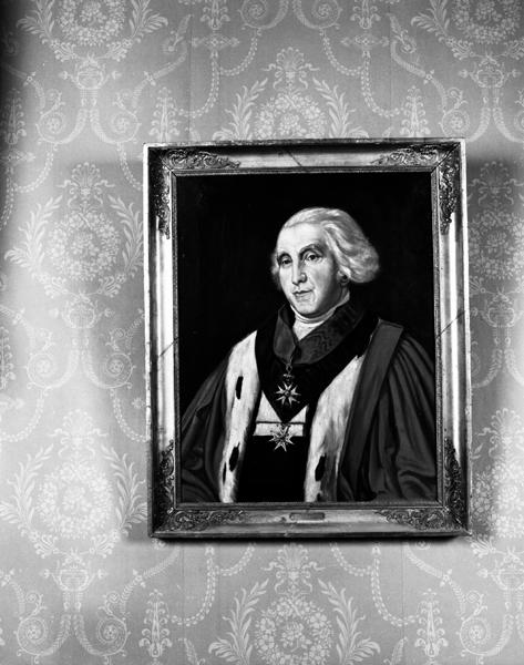 Portrait du baron Grenier, premier président de la cour de 1819 à 1837, d'après le tableau de Thomas Degeorge (IM63002006).