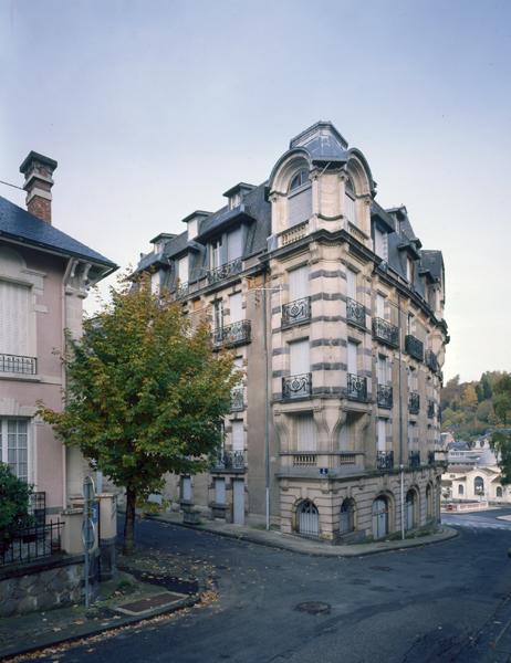 Vue sud-est de l'hôtel