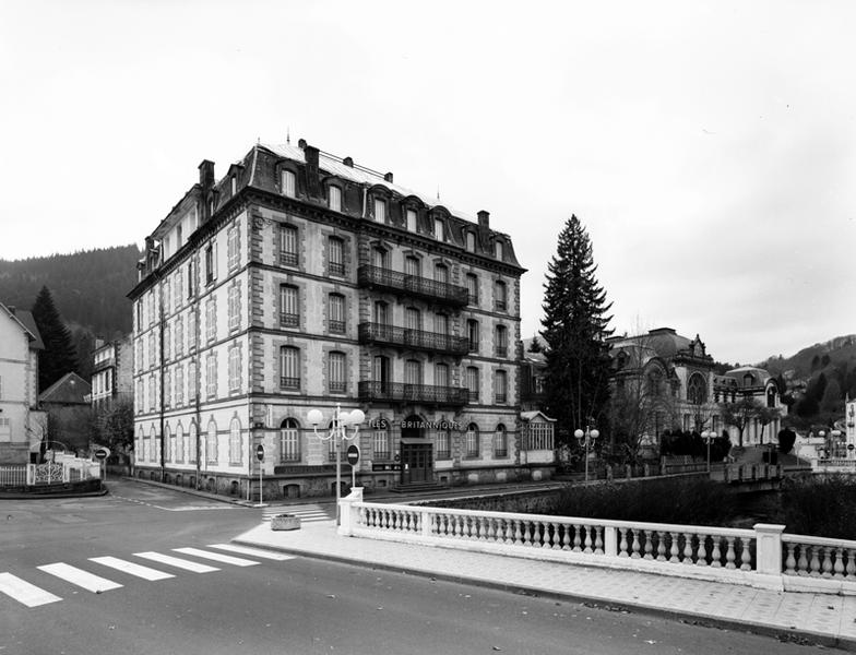 Vue de l'hôtel depuis le nord-est