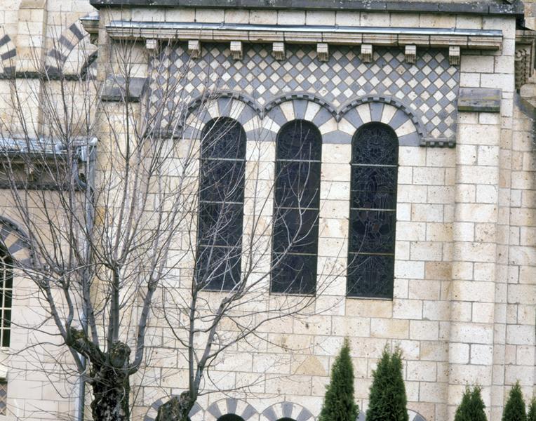 Détail de l'élévation de la chapelle sud