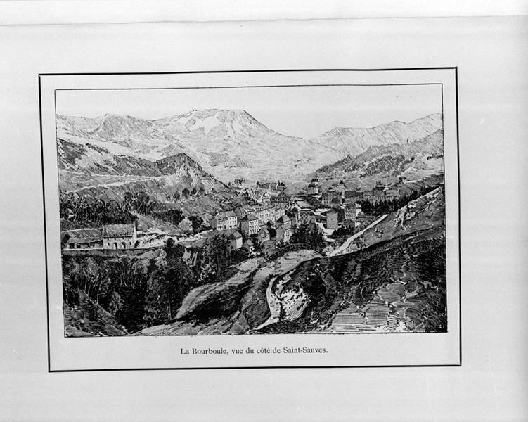 La Bourboule, vue du côté de Saint-Sauves