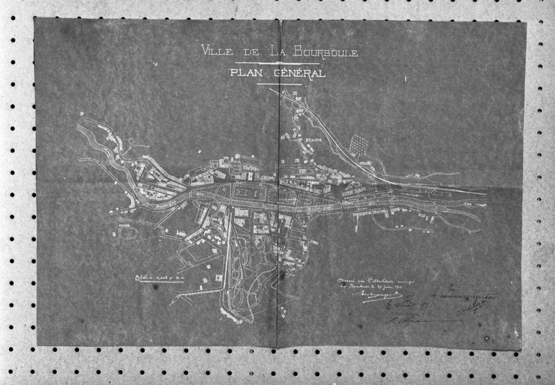 Ville de La Bourboule Plan de la ville et de ses abords