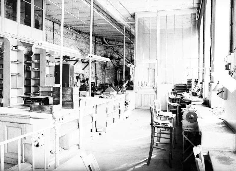 Bâtiment de l'ancien hôpital de Vichy : atelier de fabrication
