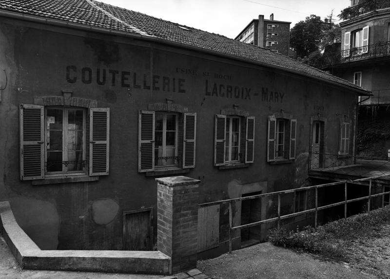 Bâtiment de l'ancienne papeterie : élévation coté cour