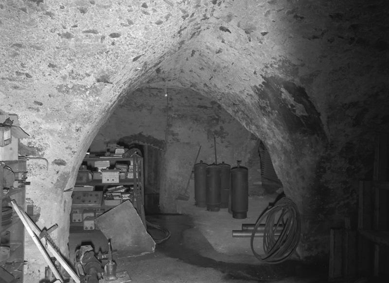 Etage de soubassement voûté