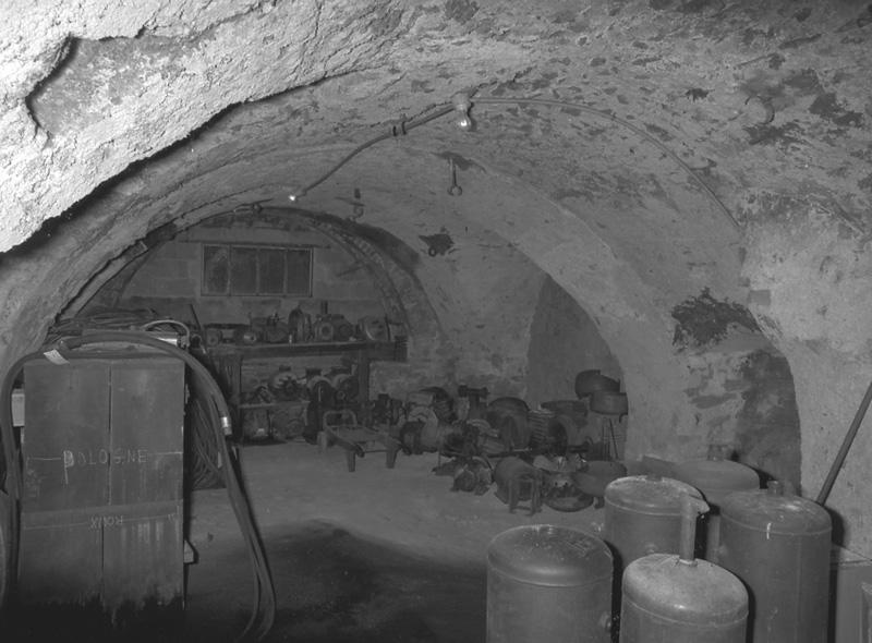 Etage de soubassement voûté