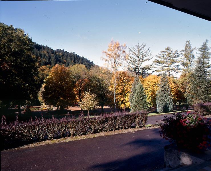 Vue partielle du parc