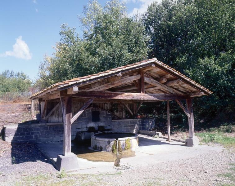 Vue du lavoir