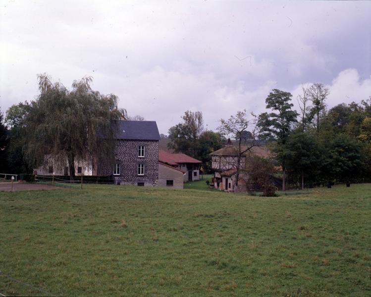 Vue d'ensemble du moulin
