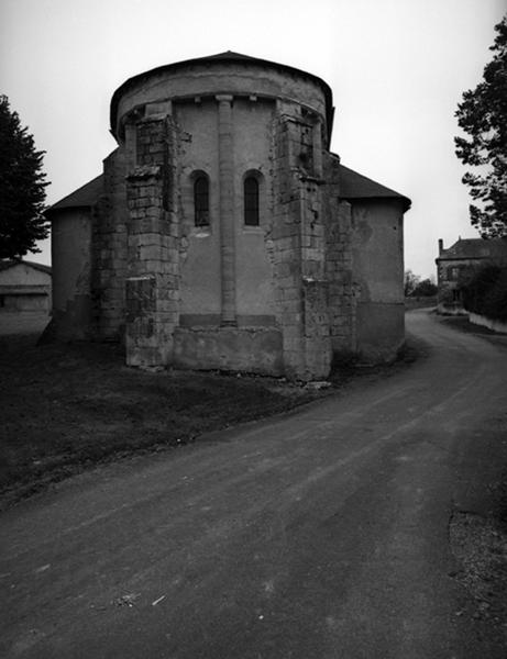 Vue générale du chevet