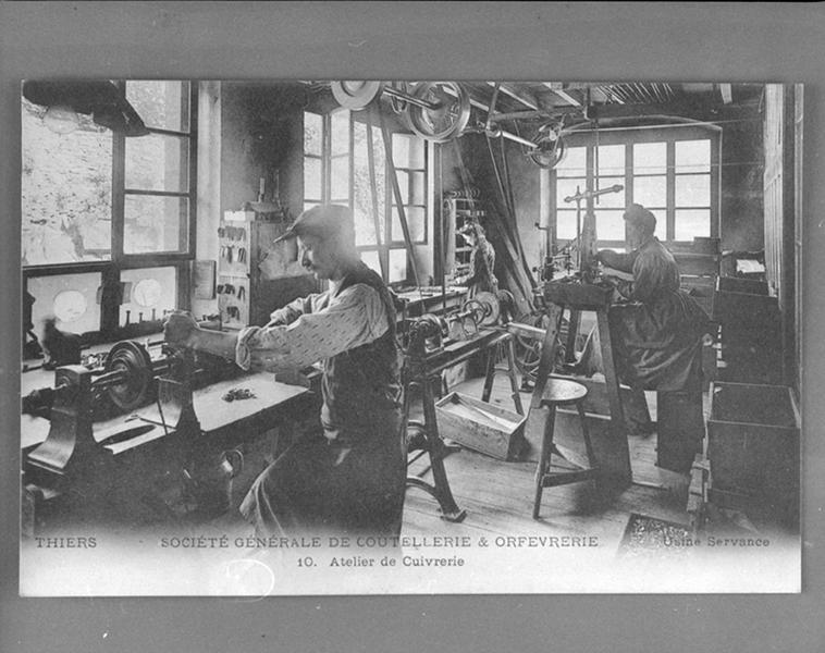 Atelier de cuivrerie
