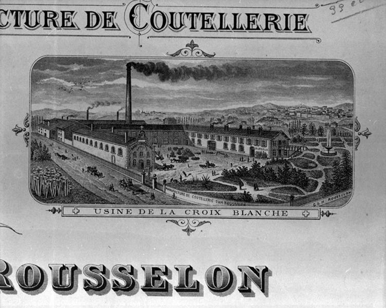 Usine de papeterie Malmenayde, puis Coutellerie Rousselon