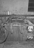 Détail d'une cuve de l'atelier d'électrodéposition