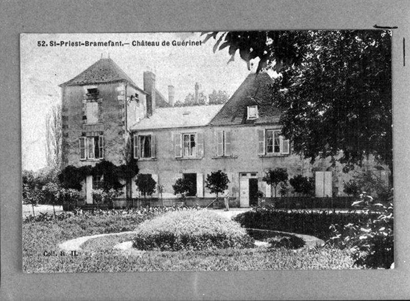 Vue de la façade principale avant les travaux de la fin du 19e siècle