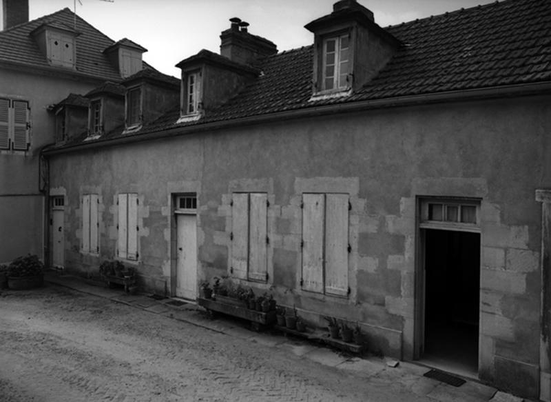 Façade principale des logements