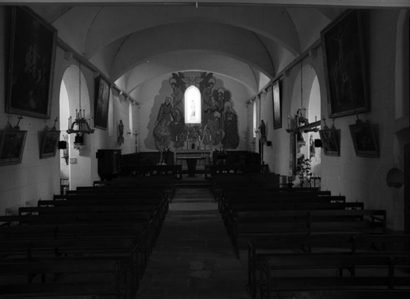 Vue générale de la nef et du choeur