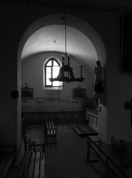 Vue du bras nord du transept